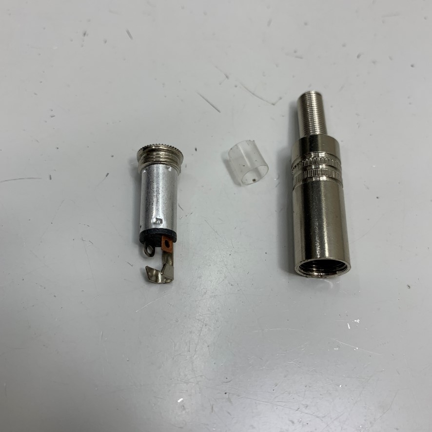 Rắc Hàn Audio Plug 3.5mm 3 Pole Female Metal Jack Connector For Headphone Adapter