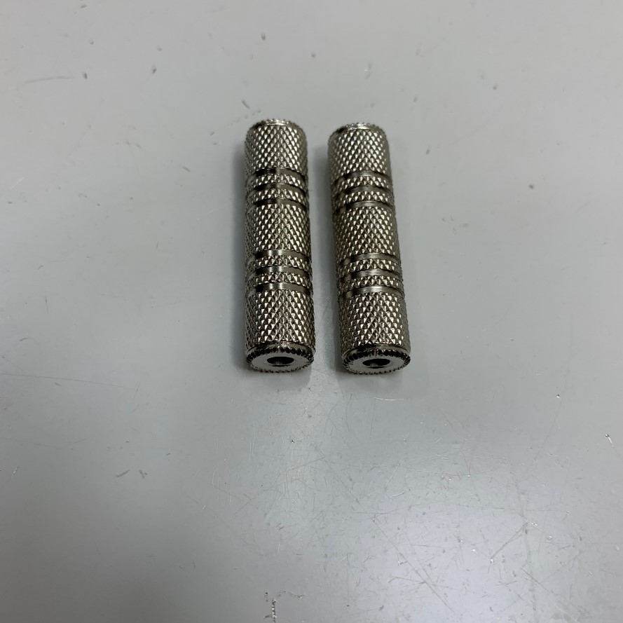 Răc Chuyển Audio Plug 3.5mm 3 Pole Female to Female Metal Jack Connector For Audio Adapter