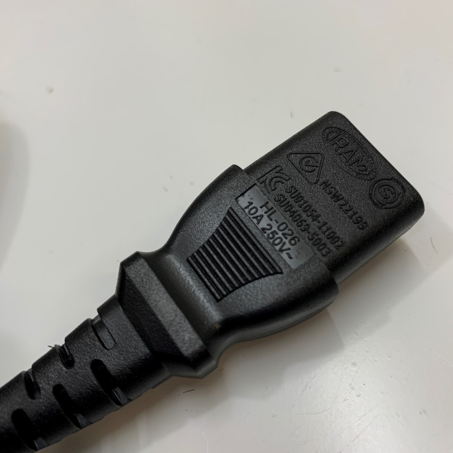 Dây Nguồn Honglin HL-014 HL-026 AC Power Cord Europe Plug Schuko CEE 7/7 to IEC320 C13 10A 250V 3x1.0mm² H05VV-F Cable OD 7.0mm For PC Dell HP Lenovo Length 2M