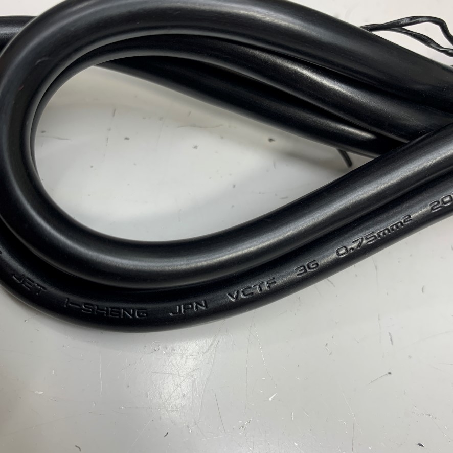 Dây Nguồn 1.5M 5ft Japan Power Cord JIS8303 to C13 7A 125V 18AWG 3x0.75mm² Cable PSE Ground