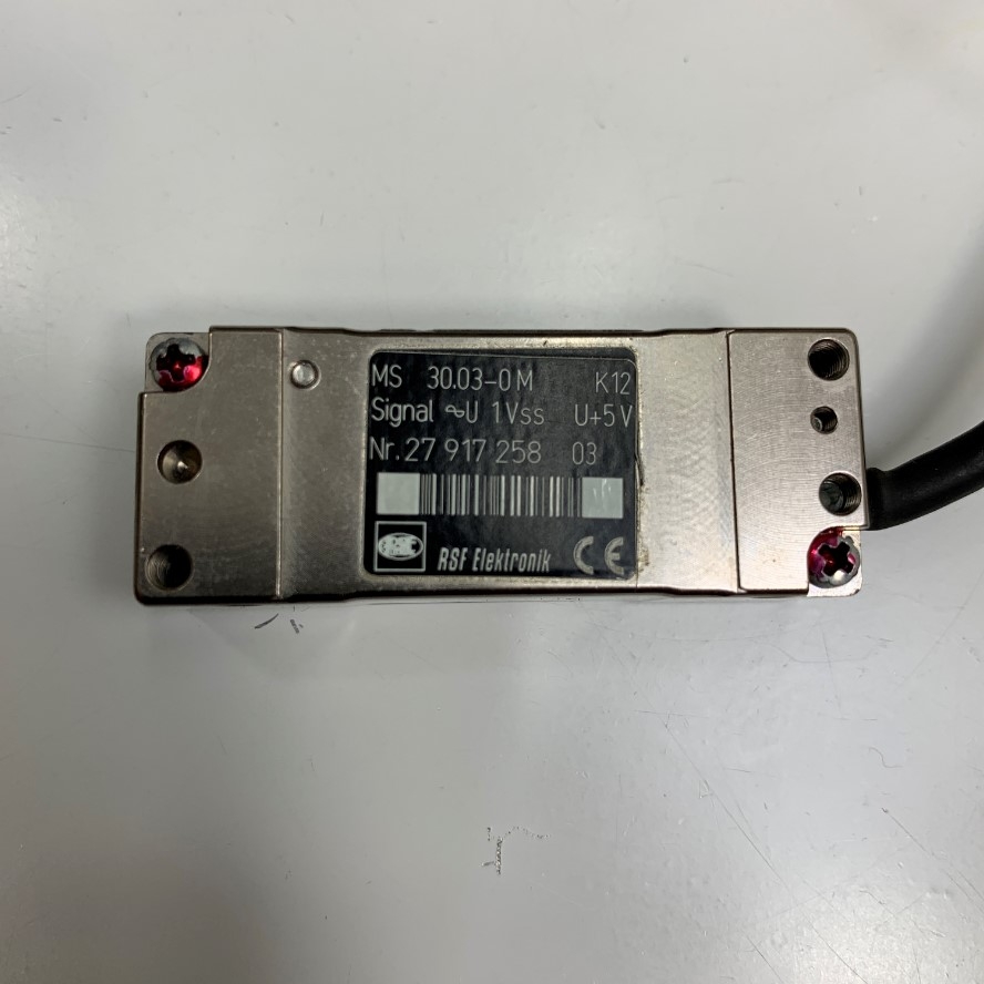Bộ Mã Hóa Tuyến Tính Đầu Đọc RSF Elektronik MS 30.03-1M Linear Encoder Scale Sinusoidal Voltage Signal 7m/s Cable D-Sub 15Pin Male Dài 1M Hàng Original Theo Thiết Bị Đã Qua Sử Dụng
