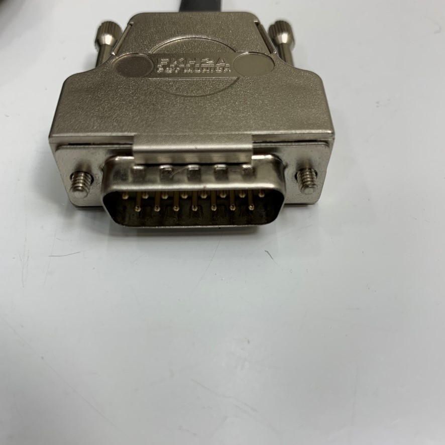 Bộ Mã Hóa Tuyến Tính Đầu Đọc RSF Elektronik MS 30.03-0M Nr.46415786 03 Linear Encoder Scale Sinusoidal Voltage Signal Cable D-Sub 15Pin Male Dài 3M Hàng Original Theo Thiết Bị Đã Qua Sử Dụng
