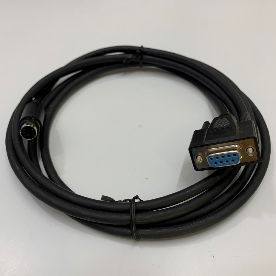 Cáp USB-FBs-232P0-9F-150 10Ft Dài 3M Comunication Shielded Cable MD 4 Pin Male to DB9 Female For PLC FATEK FBs-20MCJ2-AC + FBs-CB25 + FBs-PAC or Laptop Computer
