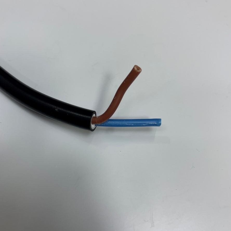 Cáp 0.3M 1ft Connector Suntone SM10-SP2S-M 2 Pin Female to 2 Core Open End For Servo Motor Brake Power Cable Mitsubishi, Yaskawa