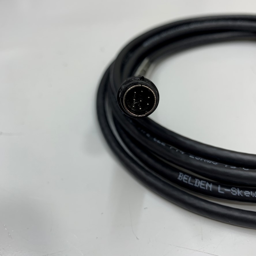 Cáp 3M 10ft RS232 Communication Shielded Cable Mini Din 8 Pin Male to DB9 Female For PLC Xinje XD5-48T6-C wich HMI Samkoon SK-102HE