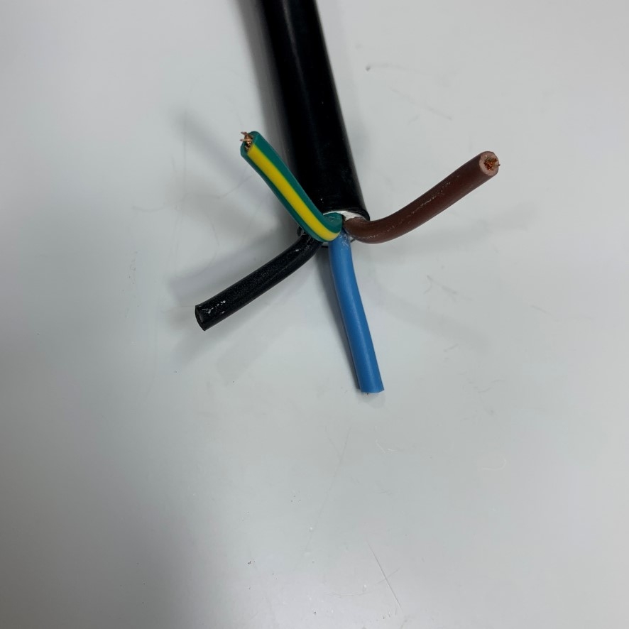 Cáp 0.2M Size 18 MS3057-10A Right Angle Plug Connector YONGJIN 18-10S 4 Pin to 4 Core Open End For Servo Motor Power Supply Cable