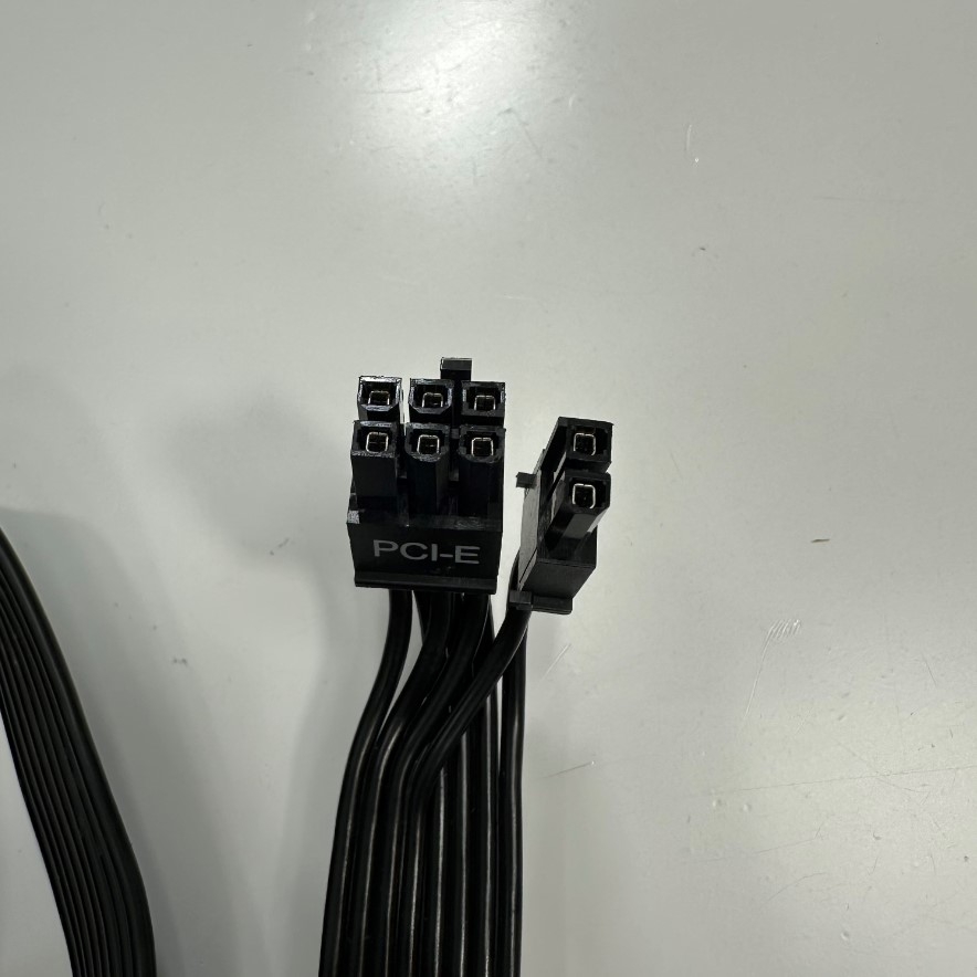 Dây Nguồn 0.3M 2ft Power Supply Modular GPU 8 Pin to 6+2 Pin PCI-E Graphic Card Cable EVGA For Seasonic G-750, G-650, G-550, G-450, G-360 Modular Power Supply Units 18AWG