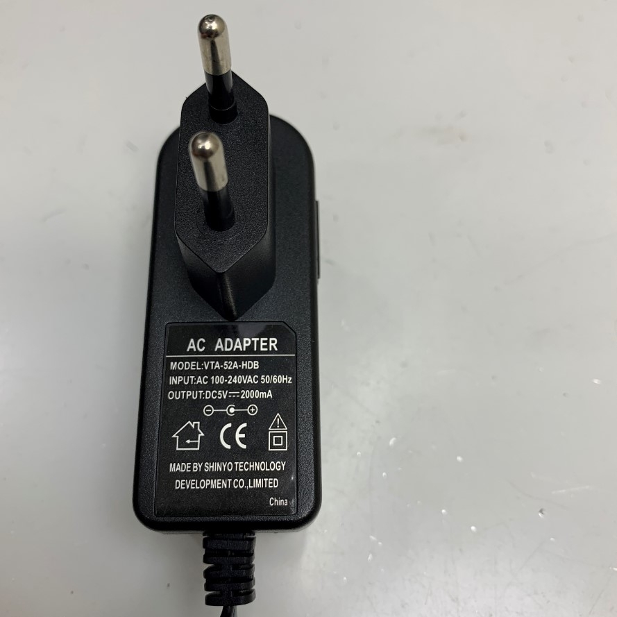 Adapter 5V 2A SHINYO Connector Tip Size 3.5mm x 1.35mm For Bộ Chia Tín Hiệu HDMI 1-4 UGREEN 40202 40277