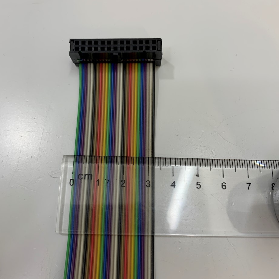 Cáp Điều Khiển Laser Marking Machine Flat Ribbon Rainbow Cable IDC 26 Pin 2.54mm Dài 0.25M For Borard to Board or Wire to Board Port Data Tranfer Connection