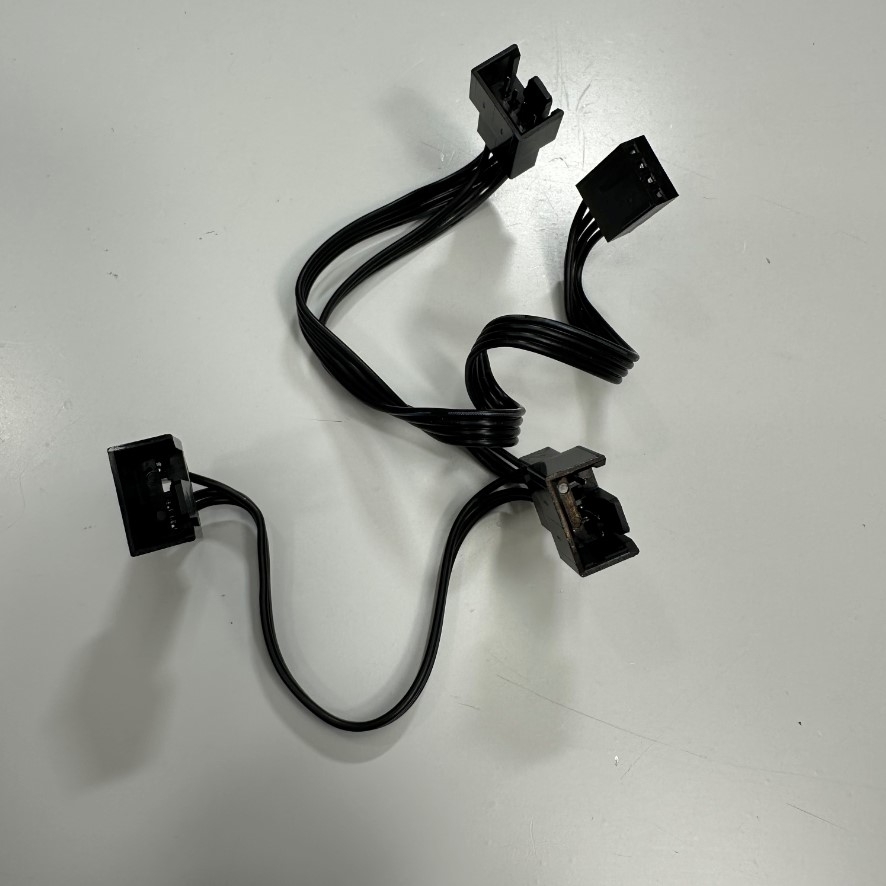 Dây Nguồn Dài 20Cm PWM Fan 4 Pin Fan 4 Way Y Splitter Fan Extension Cable Master 1 4 Pin; Fan Header On Motherboard 4 Pin; 2 Port Sleve Fans 3 Pin