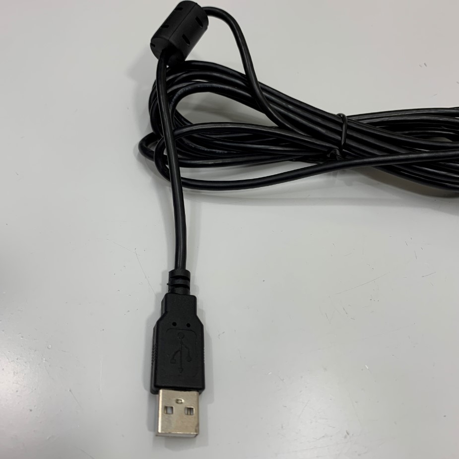 Cáp 3M 10ft USB Interface HIOKI PQ3198 PQ3100 Power Analyzer Cable USB 2.0 Type A to Type B Left Angle For Phân Tích Chất Lượng Điện HIOKI Power Analyzer witch Computer