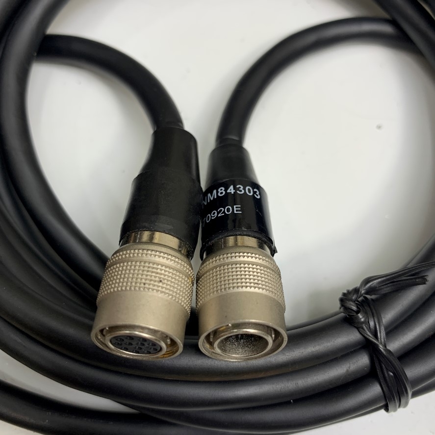 Cáp Panasonic ANM84303 Dài 3M 10ft Cable Hirose 12 Pin Male to Female HR10A-10P-12P(73) and HR10A-10P-12S(73) For Sony DXC-950 CCD Hitachi Panasonic Camera Control Panel