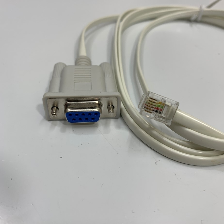 Cáp ECO Console RS232 Serial Communication RJ12 6 Pin 6P6C to DB9 Female Dài 2M 6.5ft For Premium ESS EVE Lithium Battery and PC Software PmodbusToos-V1.30