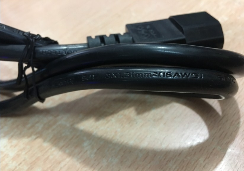 Dây Nguồn Máy Chủ NINGBO JOETECH INDUSTRIAL SZ3 ST3 AC Power Cord IEC60320 IEC C13 to IEC C14 10A 250V 3x1.31mm LSZH 16AWG For Server IBM HP DELL LENOVO Length 1M