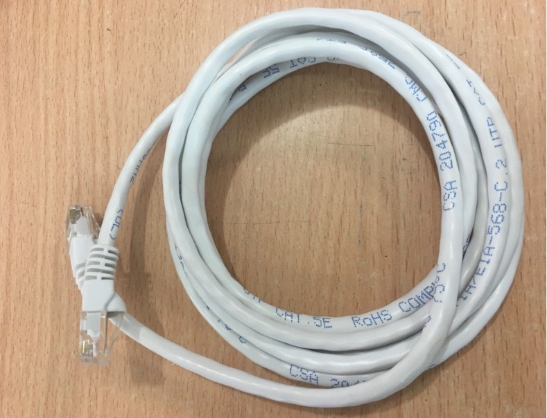 Cáp Mạng Đúc Original Patch Cord Lan Network Juniper 094-0040-000 Cat5e UTP 8 Wire Full Straight-Through Cable White Supports 10/100/1000 Ethernet Length 1.5M