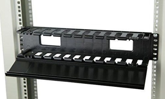 Thanh Quản Lý Cáp Ngang Cho tủ Rack LanTroVision Cable Management Rack 2U 12 Slot 48 Port Cabinet