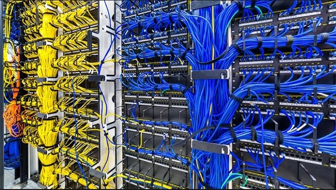 Thanh Quản Lý Cáp Ngang Cho Tủ Rack BELNET 12 Slot Cable Manager 2U Server Rack Wire Management System