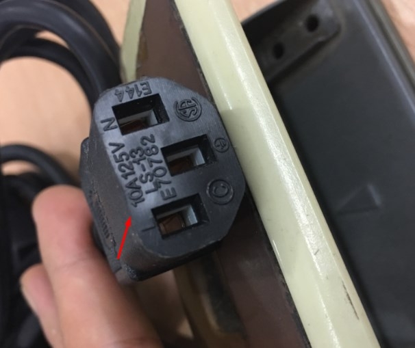Dây Nguồn Linetek E70782 LP-30B LS-13 NEMA 5-15P To C13 AC Power Cord 10A 125V 3x0.824mm 18AWG Length 1.5M