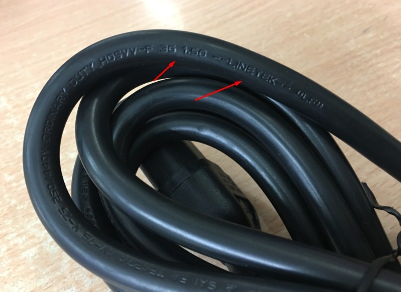 Dây Nguồn Máy Chủ IBM HP DELL LENOVO FUJITSU Server AC Power Cord Schuko CEE7 Euro Plug to IEC320 C13 LINETEK LP-33 LS-60 16A 10A 250V 18AWG 3x1.5mm Length 1.8M