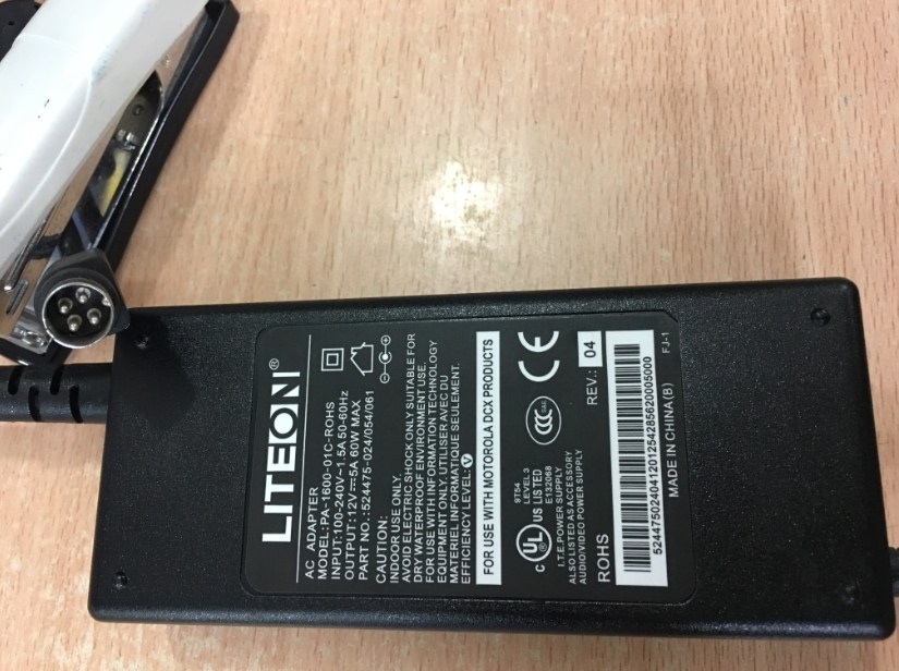 Adapter 12V 5A 60W LITEON PA-1600-01C-ROHS Connector 4Pin Mini Din 10mm