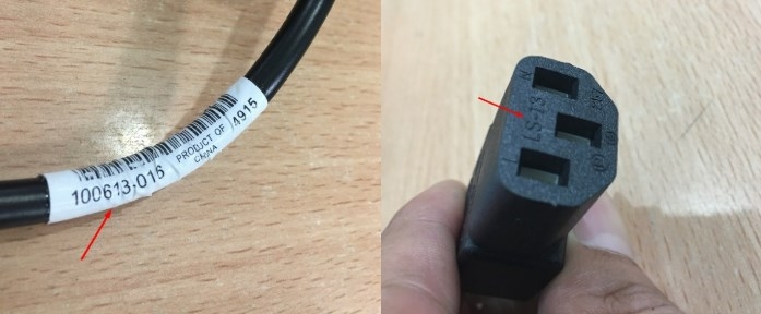 Dây Nguồn Longwell LP-61l LS-13 UK Chuẩn 3 Chấu Có Cầu Chì AC Power Cord BS1363 to C13 10A 250V 3X0.75mm Length 1.8M