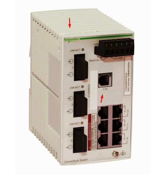 Cáp Cấu Hình Schneider Electric 490NTRJ11 Switch ConneXium 2M For Ethernet Công Nghiệp