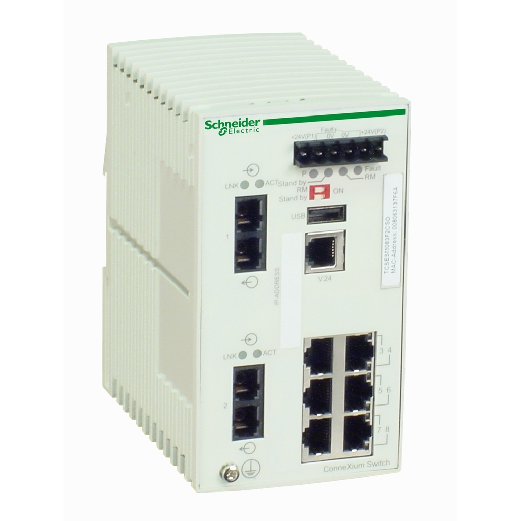 Cáp Cấu Hình Schneider Electric 490NTRJ11 Switch ConneXium 2M For Ethernet Công Nghiệp