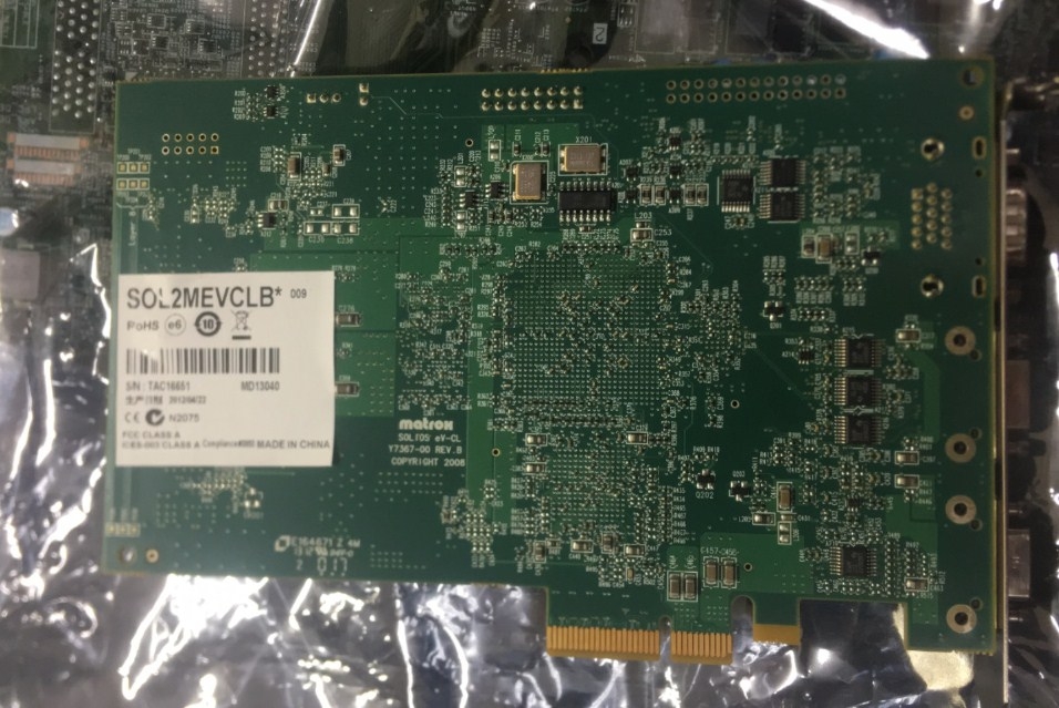 Card Capture MATROX SOL2MEVCLB PCI Express X4 CAMERA LINK FRAME GRABBER