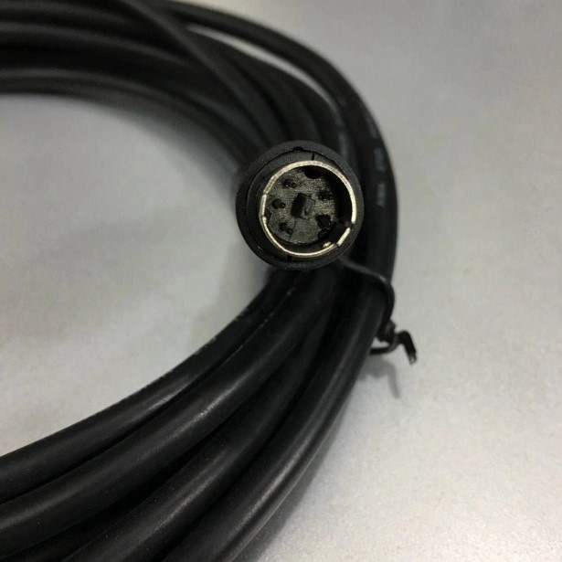 Cáp Lập Trình HMI Samkoon SK Series Với PLC Matsushita FP Series Terminal is MD5M Connection Cable RS232 Mini Din 5 Pin to DB9 Female Dài 1.8M Có Chống Nhiễu Shielded