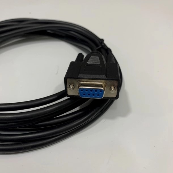 Cáp Lập Trình HMI Samkoon SK Series Với PLC Mitsubishi Melsec Q00J Series Terminal is MD6M Connection Cable RS232 Mini Din 6 Pin to DB9 Female Dài 3M Có Chống Nhiễu Shielded