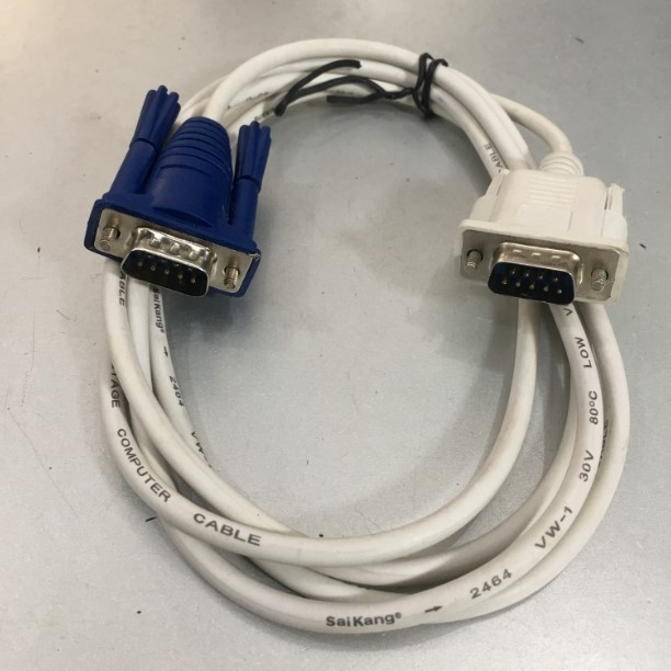 Cáp RS232 Chuẩn Chéo DB9 Male to DB9 Male Cable Length 1.8M