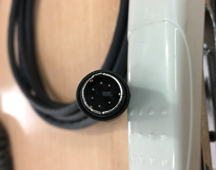 Cáp Máy Quét Mã Vạch Symbol Zebra Motorola LS3008 LS3578 MT2000 DS6878 DS4208 CBA-K01-S07PAR PS/2 Mini Din 6 pin Male to RJ50 10 Pin Length 1.8M