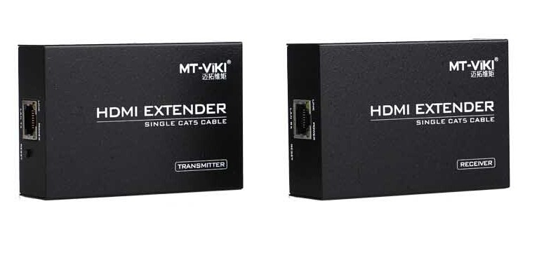Bộ Chuyển Tín Hiệu HDMI Qua Switch & Cáp Mạng MT-VIKI MT-ED06 + 3 MT-ED06-B HDMI EXTENDER 1 Ra 4 100M