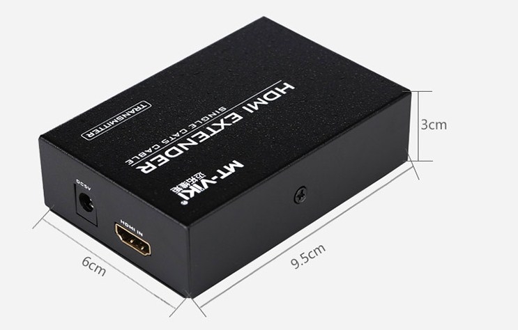 Bộ Chuyển Tín Hiệu HDMI Qua Switch & Cáp Mạng MT-VIKI MT-ED06 + 3 MT-ED06-B HDMI EXTENDER 1 Ra 4 100M