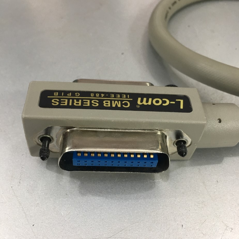 Cáp L-Com IEEE-488 GPIB 24 Pin Dài 0.5M For Máy Đo TTESCOM MTP200A Tester