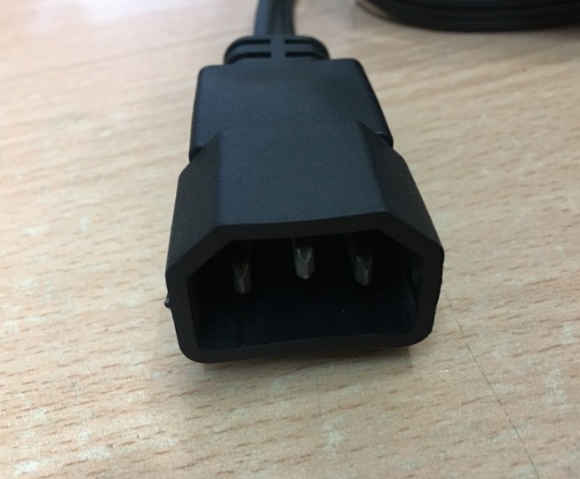 Dây Nguồn Máy Chủ Dẹt NORTHWIRE Flat CSA SPT-2 18AWG 3C AC Power Cord IEC60320 IEC C13 to IEC C14 10A 250V For Server IBM HP DELL LENOVO Length 3.1M