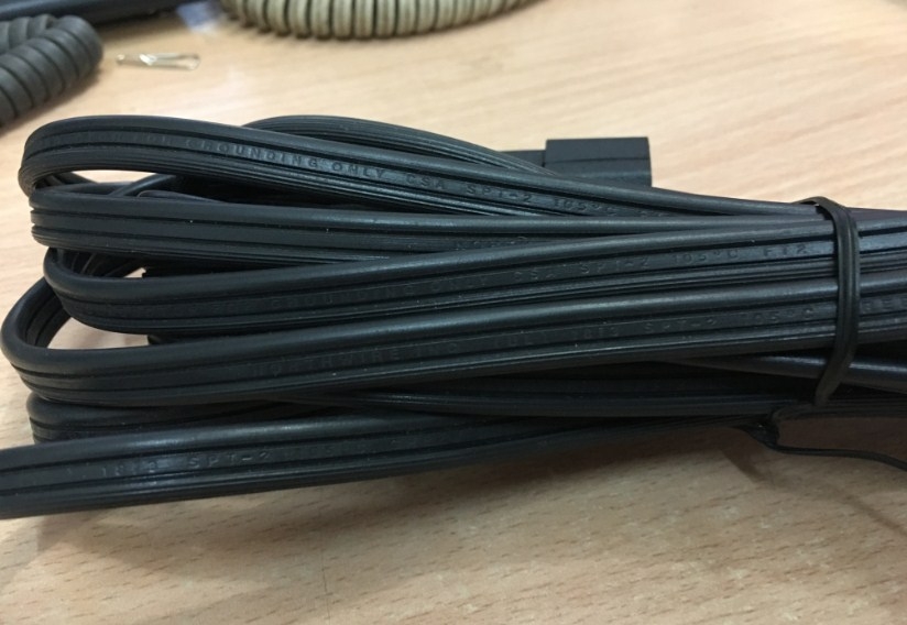 Dây Nguồn Máy Chủ Dẹt NORTHWIRE Flat CSA SPT-2 18AWG 3C AC Power Cord IEC60320 IEC C13 to IEC C14 10A 250V For Server IBM HP DELL LENOVO Length 3.1M