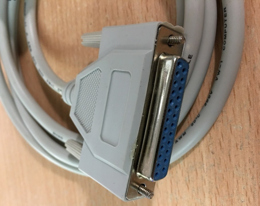 Cáp Điều Khiển Truyền Dữ Liệu Chuyên Dụng Cho Điện Lực Null Modem Cable RS232 DB25 Female to RS232 DB9 Female Length 1.8M