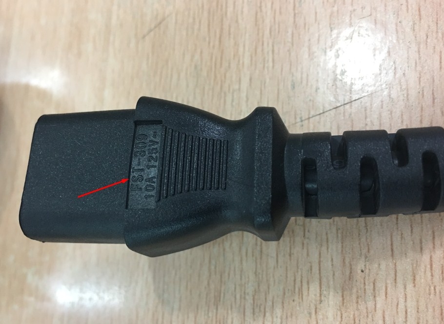 Dây Nguồn Pang Ngai FST-301 FST-309 NEMA 5-15P to C13 AC Power Cord 10A 125V 3x0.824mm 18AWG Length 1.5M