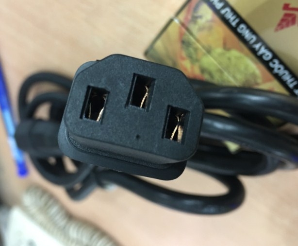 Dây Nguồn Máy Chủ PATELEC E66417 AC Power Cord IEC60320 IEC C13 to IEC C14 10A 250V 3x1.04mm 17AWG For Server IBM HP DELL LENOVO Length 2M