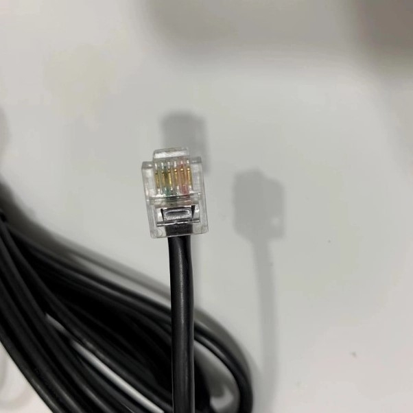Cáp Lập Trình HMI Samkoon SK Series Với PLC Keyence KV/VisualKV Series Cable RS232 RJ11/RJ12 6 Pin to DB9 Female Dài 3M Có Chống Nhiễu Shielded