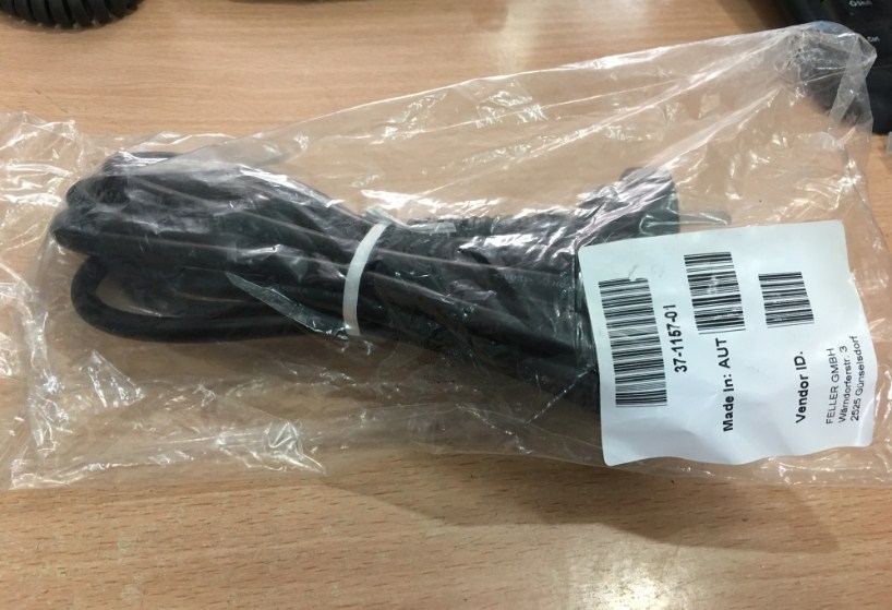 Dây Nguồn Chính Hãng 37-1157-01 PRC3 C15M Australia & China AC Power Cord AS3112 IEC60320 IEC C15 10A 250V 3X1.0mm Length 2.5M