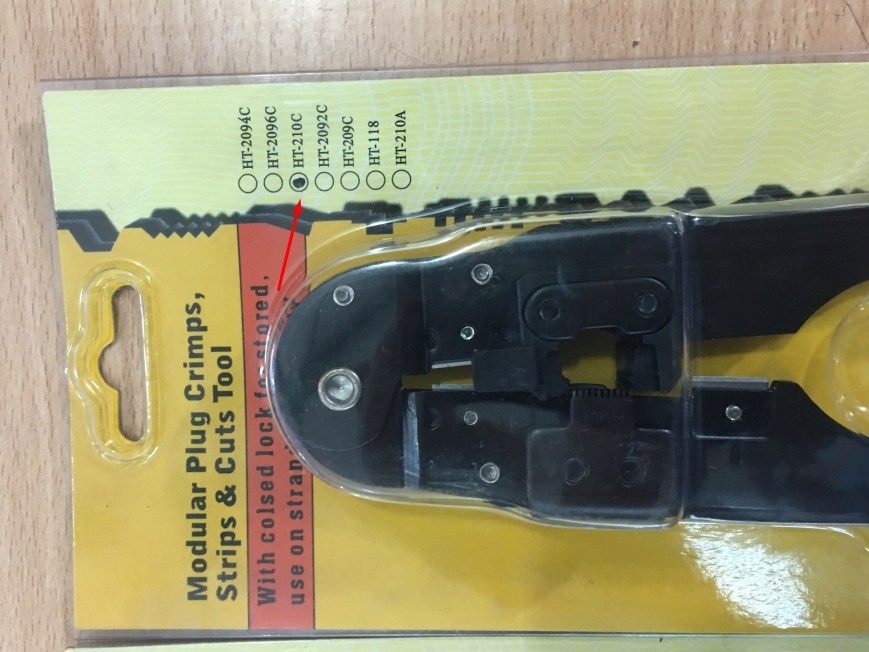 Kìm Mạng Modular Crimping Tool For RJ48 RJ50 10Pin HT-210C