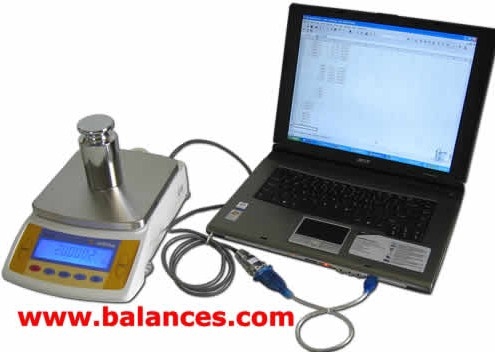 Cáp Kết Nối Cân Điện Tử AND FX-5000i Với Máy Tính Và Đọc Các Giá Trị Trọng Lượng Trực Tiếp Vào Excel For A&D Balances RS-232C Cable Length 3M