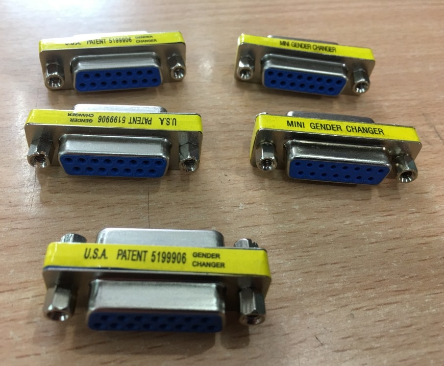 Răc chuyển Converter Connector RS232 DB15 Female to Female Gender Changer