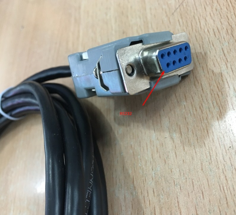 Cáp Điều Khiển UNITRONICS RS232 DSUB9 TO RJ12 6Pin For PLC SERIES Length 3M
