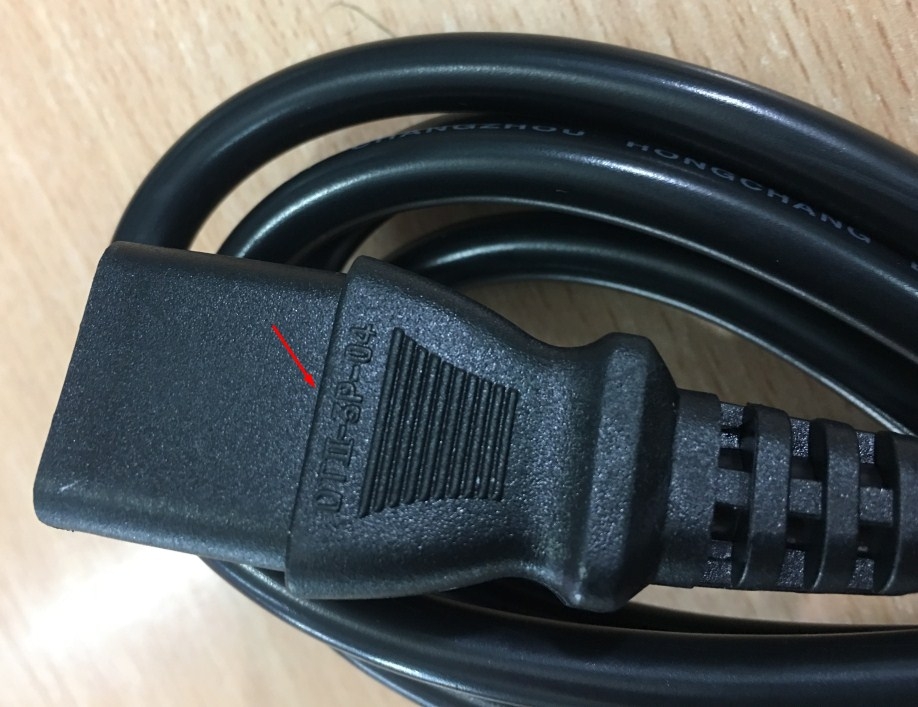 Dây Nguồn Có Tiếp Địa SANGLE DTI-2P-05 DTII-3P-42 Japan JIS C 3312 to C13 AC Power Cord 7A 125V 3x0.75mm 18AWG Length 1.8M