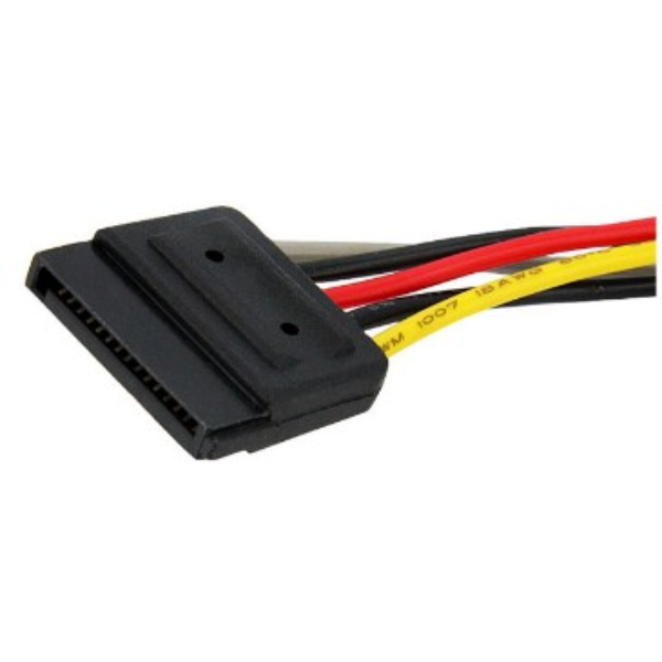 Dây nguồn SATA cho máy đồng bộ FOXCONN SATA 15 Pin Male To 3xSATA 15 Pin Female Power Splitter Cables Length 30Cm