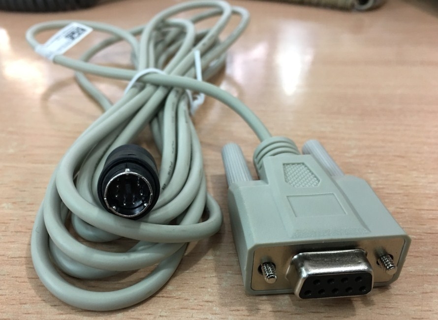 Cáp Điều Khiển Lập Trình PLC Schneider Relay Sepam CCA783 Connection Cable PS/2 6Pin Mini Din Male to Serial RS232 9Pin Female Grey Length 3M