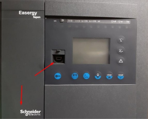 Cáp Lập Trình PLC Programming CCA784 Cable 1.3M Mini B to USB Connection For PC Tới Schneider Sepam Relay S20,1000, S80,S81,T87,G87,G88